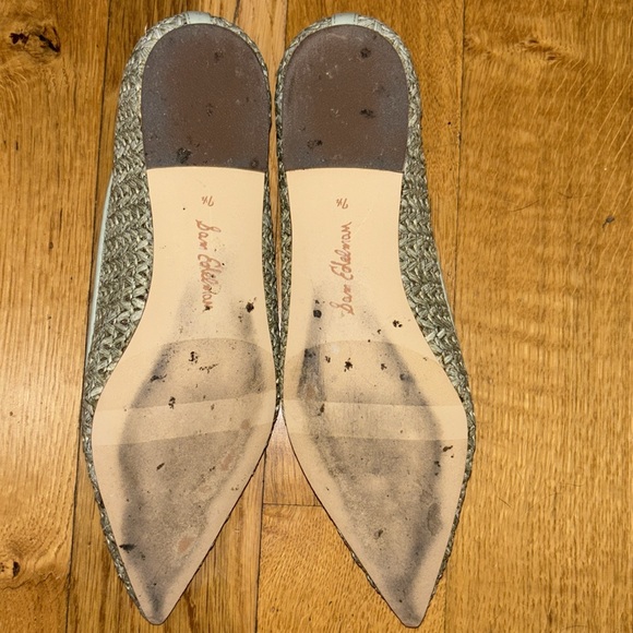 Wanda Woven Flats in Olive Green - Picture 5 of 7